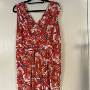 Simply Vera Floral Dress Sz Xl